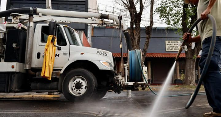 OPDM INTENSIFICA DESAZOLVE EN COLONIAS Y FRACCIONAMIENTOS DE TLALNEPANTLA PARA MITIGAR INUNDACIONES