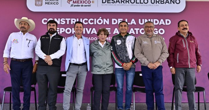 Anuncia Gobernadora Delfina Gómez Álvarez nuevas unidades deportivas para Teotihuacán y San Martín de las Pirámides