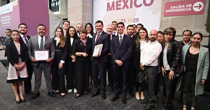 Gobernadora Delfina Gómez Álvarez presenta el Plan de Desarrollo del EdoMéx “Mandato del Pueblo para el Cambio”