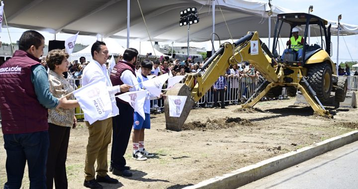 Arranca Gobernadora Delfina Gómez Álvarez la construcción de la Unidad Deportiva “Buenos Aires” en Tezoyuca; invertirá 21 millones de pesos