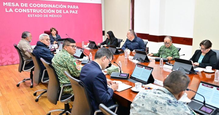 Disminuyen 14% los secuestros en el EdoMéx: Mesa de Coordinación para la Construcción de la Paz
