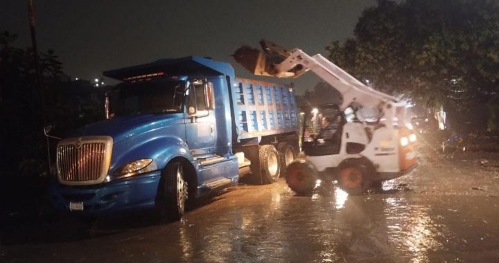 ATIENDE NAUCALPAN DESLAVES E INUNDACIONES POR LLUVIAS