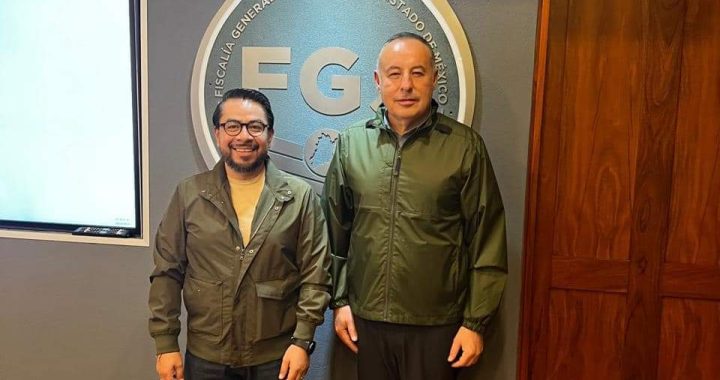 SOSTIENE DANIEL SERRANO REUNIÓN CON FISCAL GENERAL DEL EDOMEX