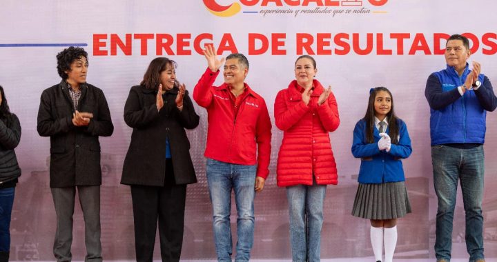 INAUGURA DAVID SÁNCHEZ REPAVIMENTACIÓN DE TRES VIALIDADES MÁS