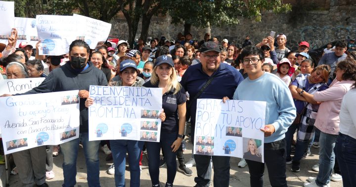 ENTREGA HUIXQUILUCAN LA REPAVIMENTACIÓN DE LA AVENIDA SAN FERNANDO Y UNA NUEVA CANCHA DEPORTIVA