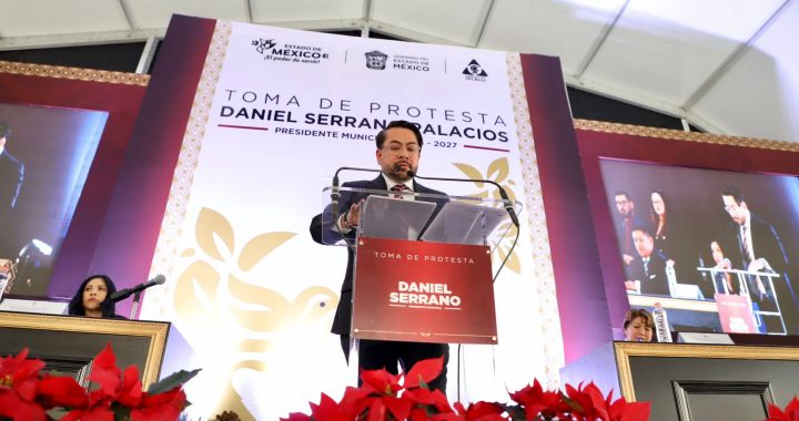 INICIA NUEVA ETAPA PARA CUAUTITLÁN IZCALLI: DANIEL SERRANO RINDE PROTESTA COMO PRESIDENTE MUNICIPAL