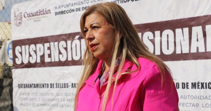 PRESIDENTA JUANITA CARRILLO LUNA, CUMPLE COMPROMISO, CUIDANDO MOVILIDAD, AGUA Y BIENESTAR DE LOS CUAUTITLENSES: SUSPENDE OBRA DE CEDIS