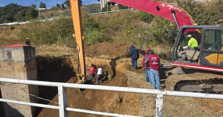 INFORMA ISAAC MONTOYA QUE OAPAS YA REPARÓ FRACTURA EN RED HIDRÁULICA Y SE RESTABLECERÁ EL SERVICIO DE AGUA PAULATINAMENTE