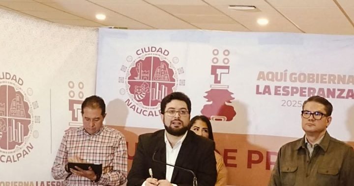 El presidente municipal de Naucalpan, Isaac Montoya Márquez, presentó el Plan Estratégico Hídrico para Naucalpan