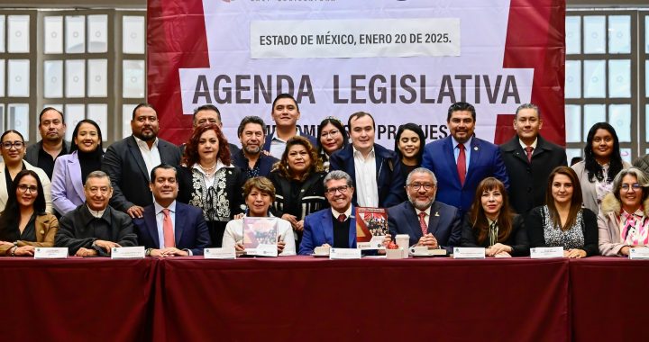 Gobernadora Delfina Gómez Álvarez se reúne con diputados federales de Morena; impulsaran agenda legislativa para fortalecer al EdoMéx