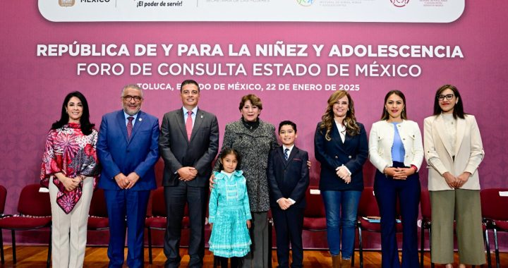 Garantiza Gobernadora Delfina Gómez Álvarez derechos y justicia social para la niñez y la juventud con programas de salud, educación y bienestar