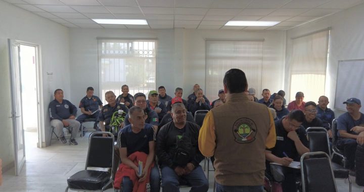 CAPACITAN A PERSONAL DE PROTECCIÓN CIVIL DE TLALNEPANTLA EN COMBATE DE INCENDIOS FORESTALES