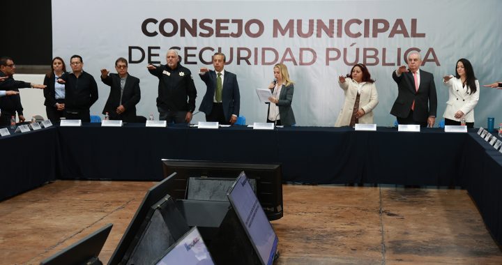 INSTALA HUIXQUILUCAN CONSEJO MUNICIPAL DE SEGURIDAD PÚBLICA 2025-2027