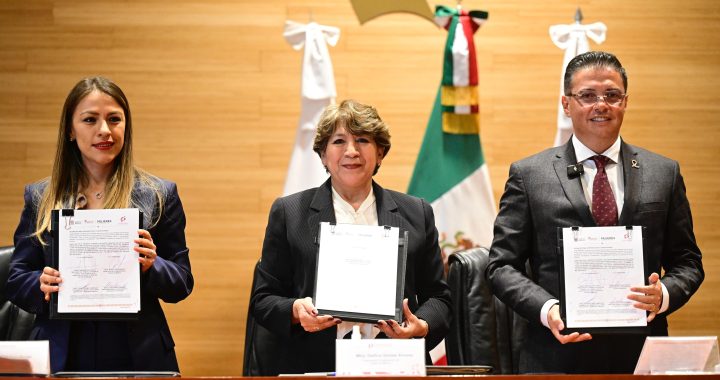 Firman Gobernadora Delfina Gómez Álvarez y Poder Judicial del EdoMéx convenio para garantizar acceso a la justicia a mujeres violentadas