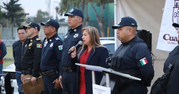 Operativo de seguridad en Cuautitlán refuerza la coordinación entre niveles de gobierno