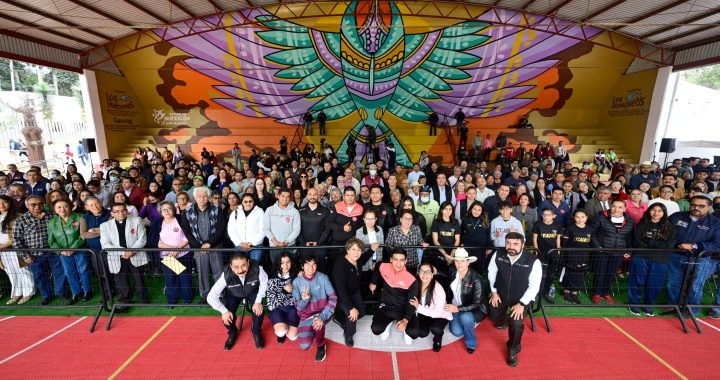 Rescata Gobernadora Delfina Gómez Álvarez espacios dignos para atletas mexiquenses; en Rayón remodela la Unidad Deportiva “Dionicio Cerón”