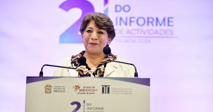 Destaca Gobernadora Delfina Gómez Álvarez trabajo del TRIJAEM en rendición de cuentas, tecnología y lucha anticorrupción en Segundo Informe de Actividades 2024