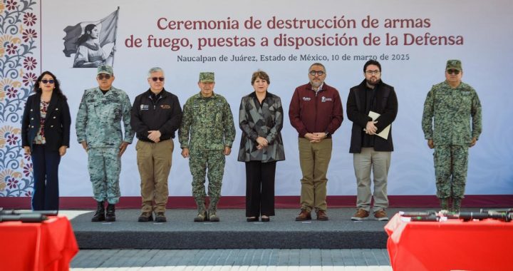  LA GOBERNADORA DELFINA GÓMEZ VISITA NAUCALPAN; ACOMPAÑADA DEL ALCALDE ISAAC MONTOYA ENCABEZAN ACTOS A FAVOR DE LAS Y LOS NAUCALPENSES