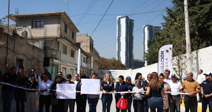 CONTINÚA HUIXQUILUCAN MEJORANDO LAS CALLES CON TRABAJOS DE REPAVIMENTACIÓN