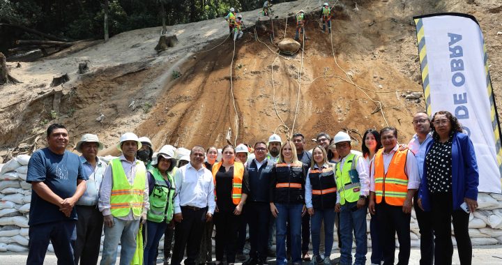 INVIERTE HUIXQUILUCAN MÁS DE 59 MILLONES DE PESOS PARA ESTABILIZACIÓN DE TALUDES