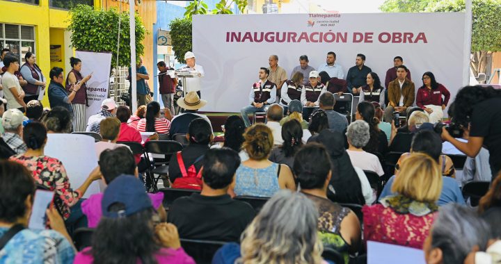 ENTREGA RACIEL PÉREZ CRUZ REHABILITACIÓN DE CALLES EN COLONIA LA LAGUNA DE TLALNEPANTLA ORIENTE