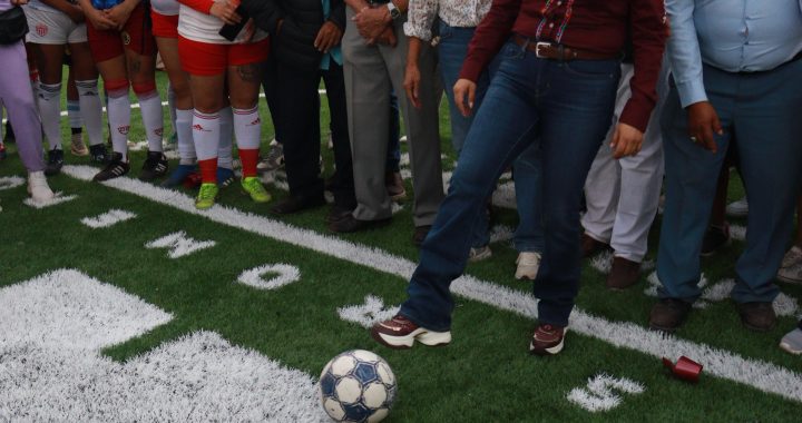 RESCATA ALCALDESA ESPACIOS PÚBLICOS PARA PROMOVER PRÁCTICA DEL DEPORTE