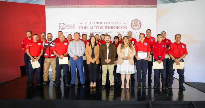 Gobierno de Cuautitlán Izcalli reconoce el valor y compromiso de bomberos y paramédicos en actos heroicos