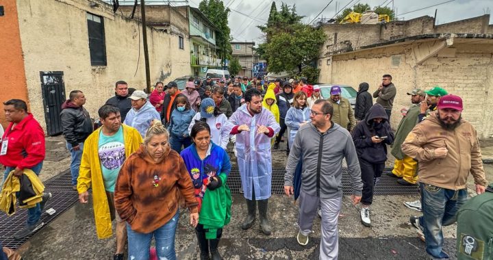 SUPERVISA ALCALDE ISAAC MONTOYA ZONAS AFECTADAS EN RÍO VERDE TRAS LLUVIAS ATÍPICAS; LA PRESA DE LOS CUARTOS NO SE DESBORDÓ*