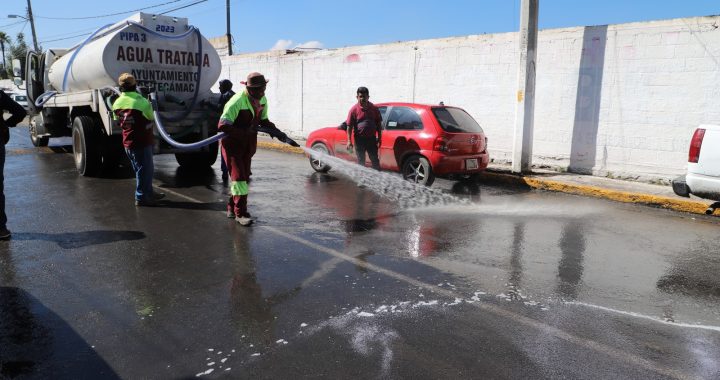 Gobierno de Tecámac en Alerta por Lluvias; Realiza Acciones Concretas para Mitigar Inundaciones