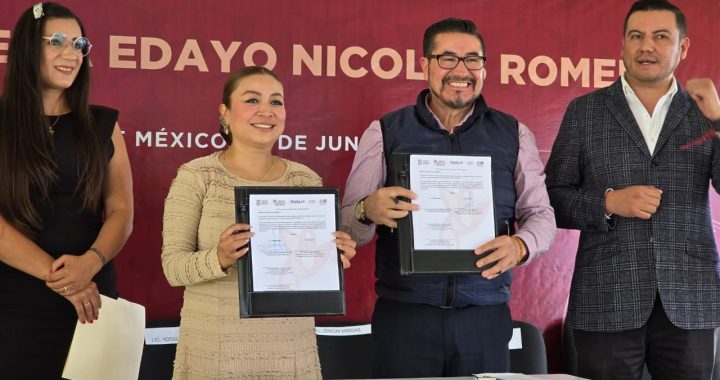 FIRMA YOSELIN MENDOZA CONVENIO DE COLABORACIÓN CON ICATI