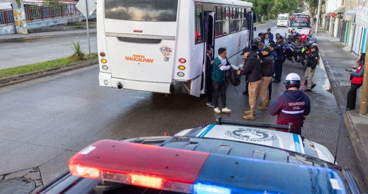 GOBIERNO DE COACALCO INTENSIFICA REVISIONES EN EL TRANSPORTE PÚBLICO