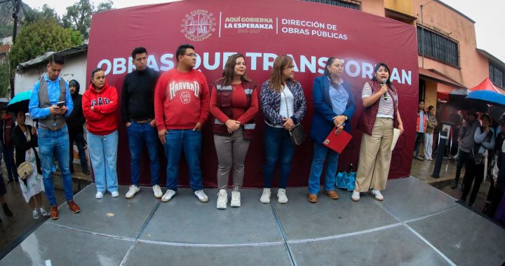 GOBIERNO DE NAUCALPAN ARRANCA TRABAJOS DE RENOVACIÓN DE OBRA URBANA EN COLINAS DE SAN MATEO