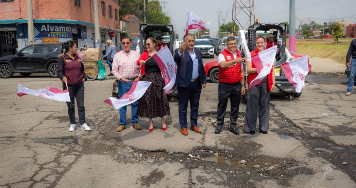 INICIAN TRABAJOS DE REHABILITACIÓN EN AVENIDA MEXIQUENSE EN COACALCO