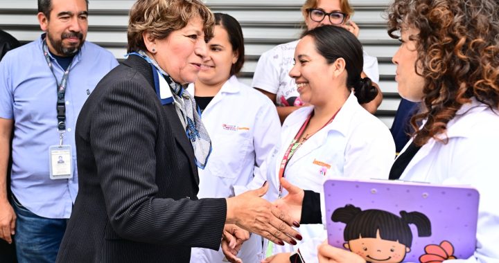 Gobernadora Delfina Gómez visita ISSEMYM Ecatepec que opera con normalidad tras incidente menor por fuga de vapor