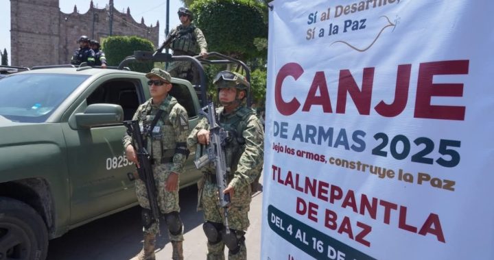 CONSTRUYE TLALNEPANTLA UNA CIUDAD CON PAZ Y ARMONÍA A TRAVÉS DEL PROGRAMA “CANJE DE ARMAS 2025”