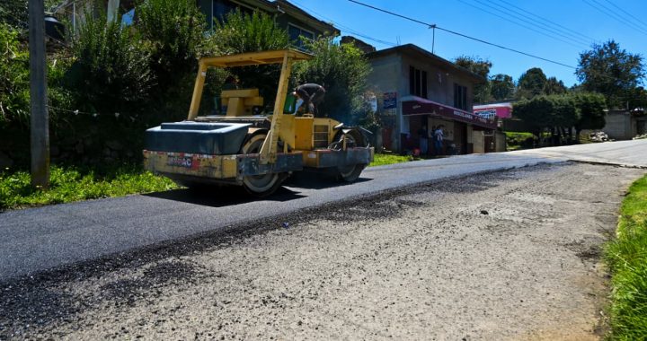 CONTINÚAN LAS REHABILITACIONES DE CALLES Y AVENIDAS EN NICOLÁS ROMERO 
