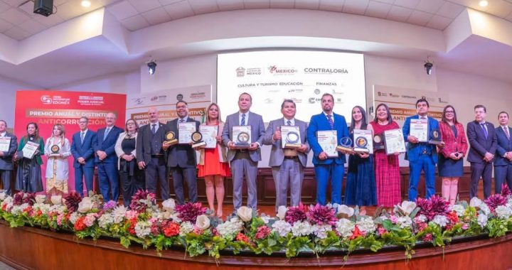 GALARDONAN A TLALNEPANTLA CON EL DISTINTIVO ANTICORRUPCIÓN 2025