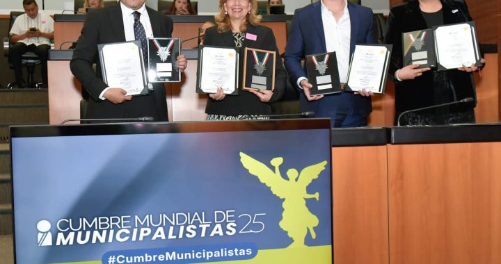 PATY ARÉVALO RECIBE RECONOCIMIENTO INTERNACIONAL EN EL SENADO