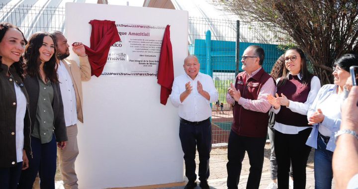 VECINAS Y VECINOS DE LA COLONIA LÁZARO CARDENAS 3ª SECCIÓN DISFRUTAN DE LA REHABILITACIÓN INTEGRAL DEL PARQUE AMAZITLALI