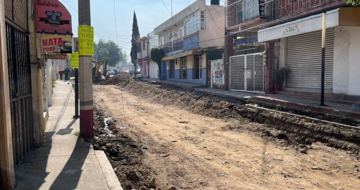 ALCALDESA ROSI WONG ENCABEZA OBRAS PÚBLICAS EN LA ZONA CENTRO DE TECÁMAC DE CARA A LA COPA DEL MUNDO 2026