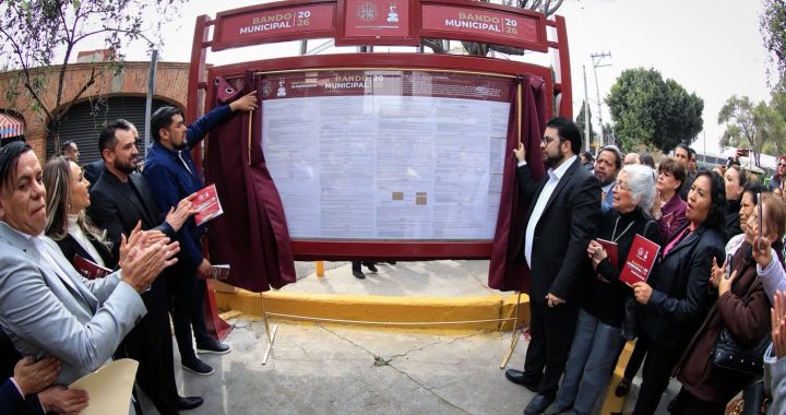 PROMULGA GOBIERNO DE NAUCALPAN EL BANDO MUNICIPAL 2026, ENFATIZA ALCALDE ISAAC MONTOYA CARÁCTER HUMANISTA