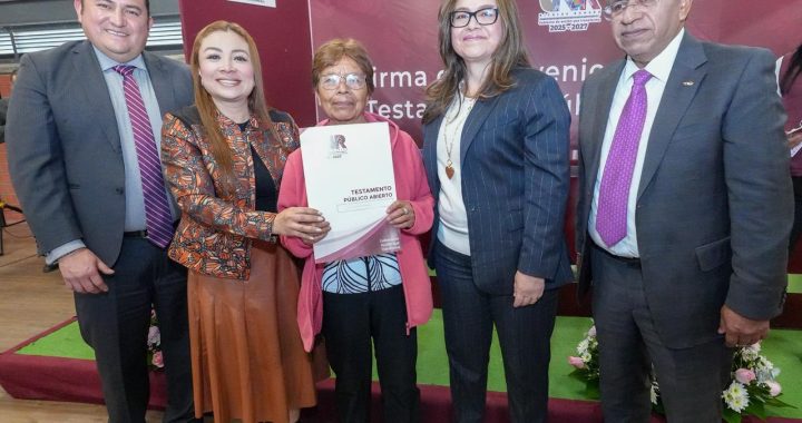 GOBIERNO DE NICOLÁS ROMERO BRINDA CERTEZA PATRIMONIAL CON LA ENTREGA DE TESTAMENTOS PÚBLICOS A BAJO COSTO