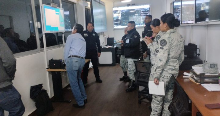 INSTALA GUARDIA NACIONAL SISTEMAS DE MONITOREO EN LOS CENTROS DE MANDO DE HUIXQUILUCAN PARA FORTALECER LA ESTRATEGIA DE SEGURIDAD