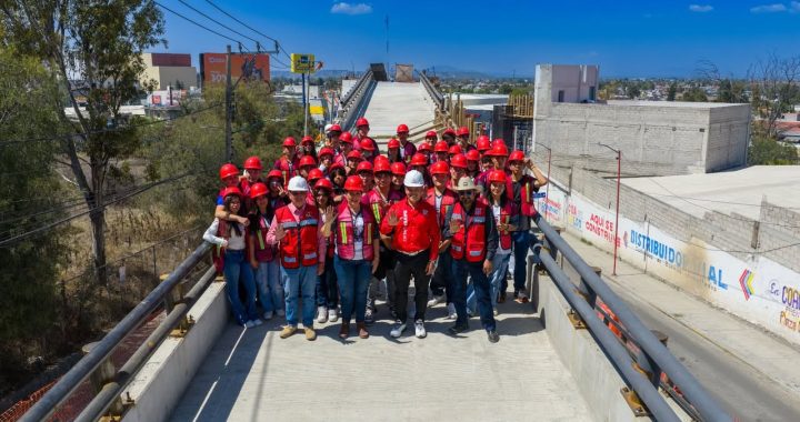 REVISIÓN DEL DISTRIBUIDOR VIAL DE PARQUE RESIDENCIAL COACALCO CON ESTUDIANTES DEL CBTis 133*