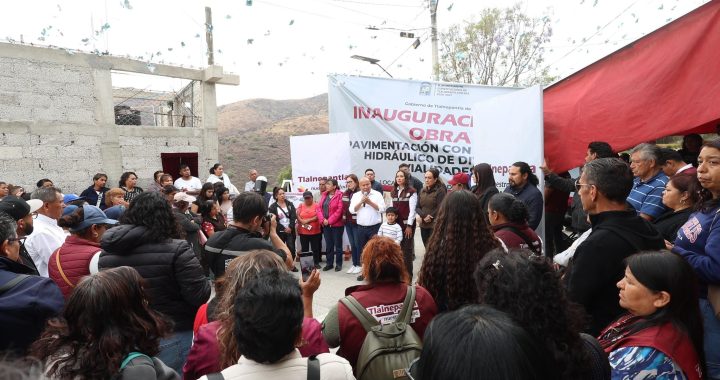TLALNEPANTLA IMPULSA LA INFRAESTRUCTURA URBANA EN EL EX EJIDO DE TEPEOLULCO CON UNA INVERSIÓN SUPERIOR A LOS 21 MILLONES DE PESOS*