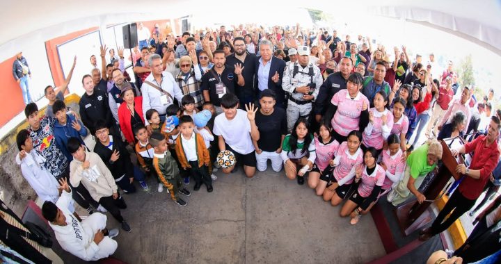 SIGUE GOBIERNO DE NAUCALPAN CON EL RESCATE DE CANCHAS Y ESPACIOS PÚBLICOS A TRAVÉS DE HUELLAS DEL MUNDIAL