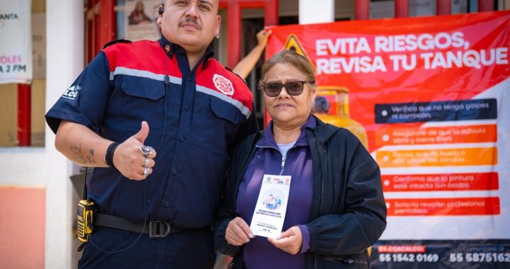 REFUERZA COACALCO LA CULTURA DE PREVENCIÓN CON CAPACITACIONES SOBRE USO SEGURO DE GAS LP