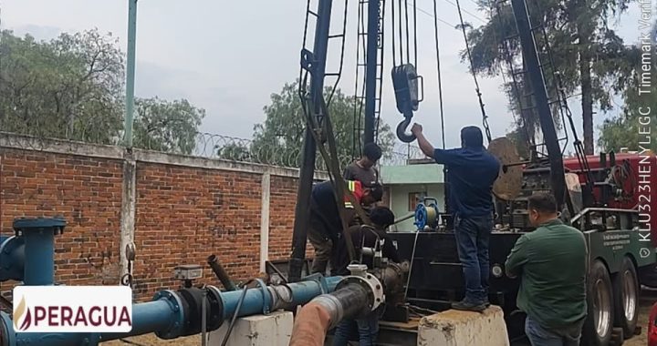 Se realiza prueba de aforo en el pozo Chopos