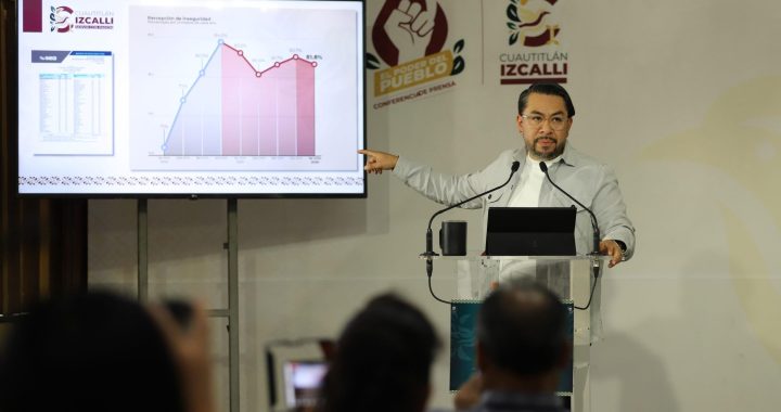 Cuautitlán Izcalli mantiene tendencia a la baja percepción de inseguridad