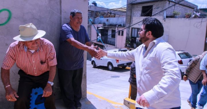 GOBIERNO DE NAUCALPAN CONTINÚA CON EL RESCATE DE CALLES HISTÓRICAMENTE DETERIORADAS